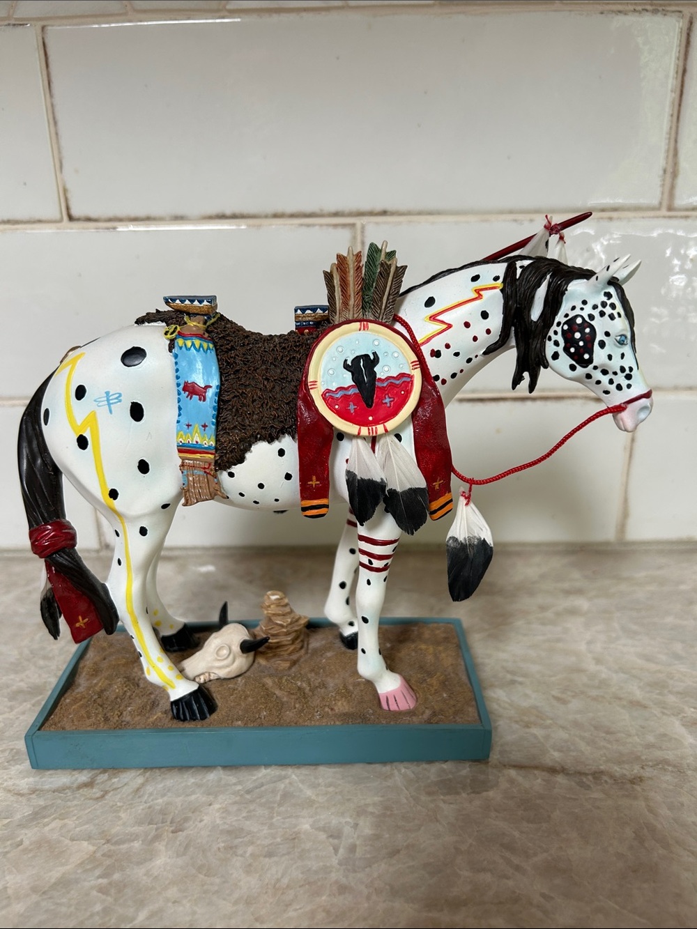 Westland #1452 War Pony from The Trail of Painted Ponies - Retired 2003